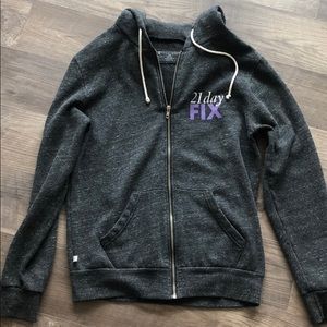 Beachbody zip up sweatshirt
